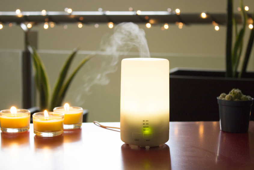 HUMIDIFICADOR DE AMBIENTE CON LUZ