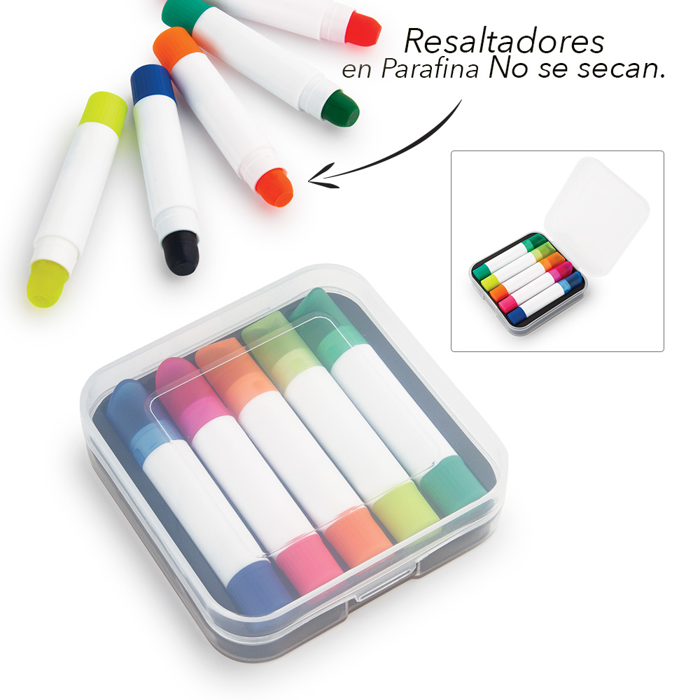 Set Resaltadores Wax 5.