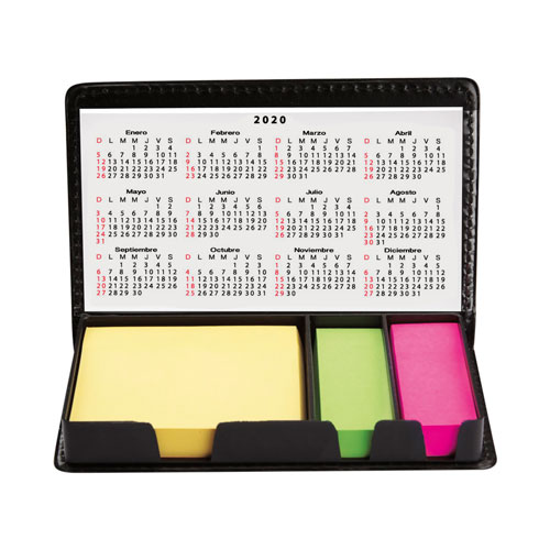 ESTUCHE CON PORTA NOTAS - CALENDARIO