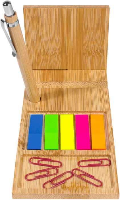 ORGANIZADOR DE ESCRITORIO DE BAMBÚ