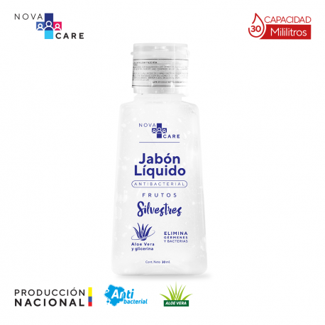 JABÓN LÍQUIDO ANTIBACTERIAL 30 ML.