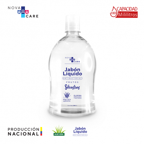 JABÓN LÍQUIDO ANTIBACTERIAL FRUTOS SILVESTRES 1000 ML.