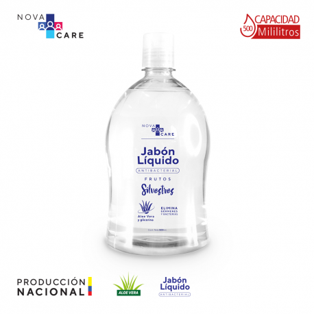 JABÓN LÍQUIDO ANTIBACTERIAL FRUTOS SILVESTRES 500 ML.