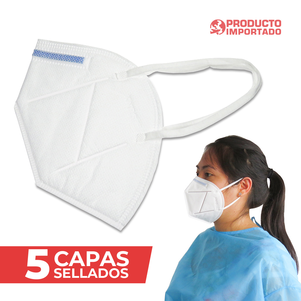 Tapabocas Desechable KN95 - 5 Capas